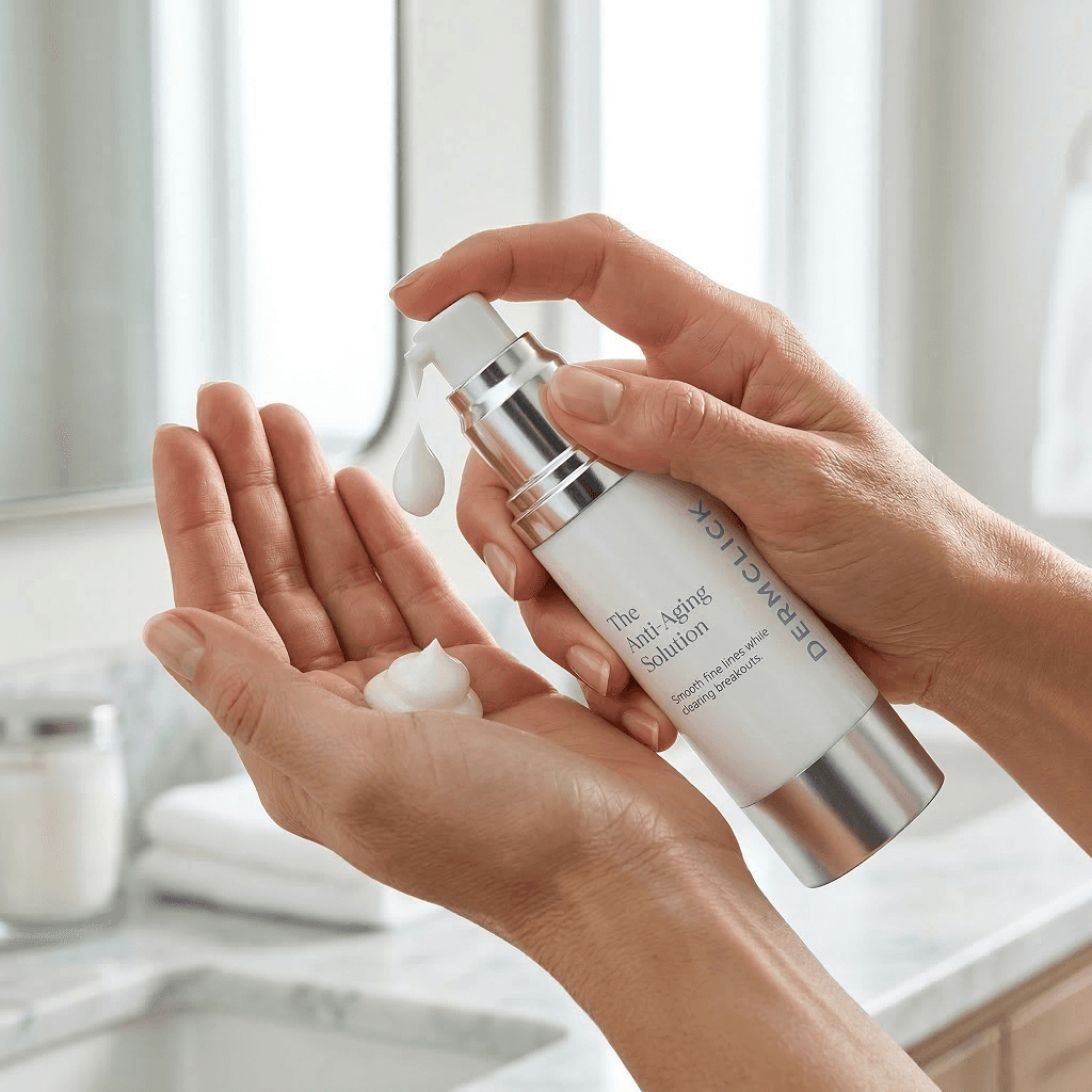 The Anti-Aging Solution in use