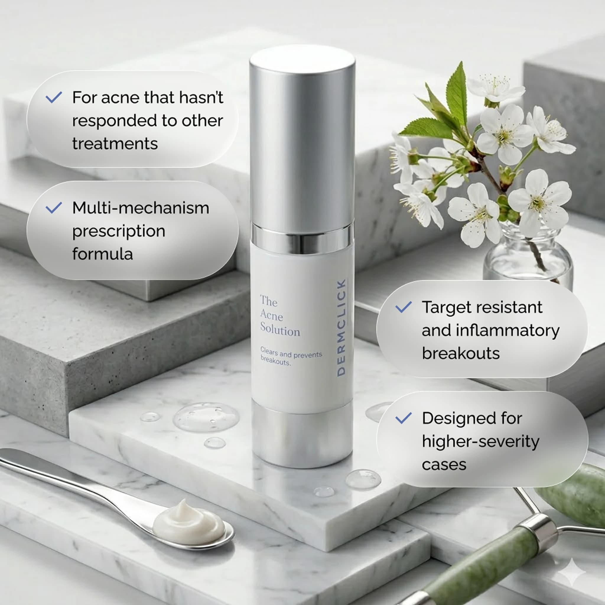 The Acne Solution benefits for resistant and inflammatory breakouts
