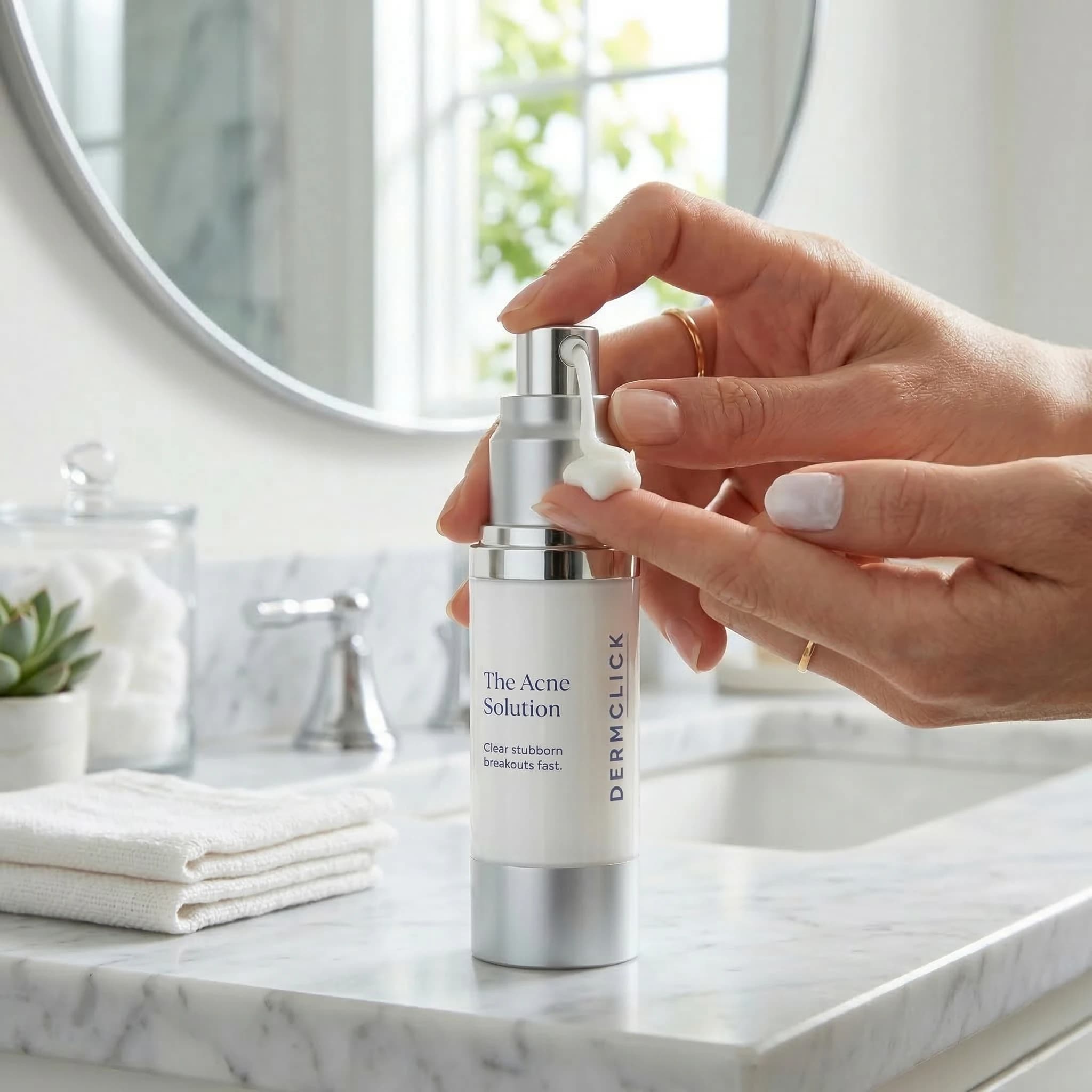 The Acne Solution in use