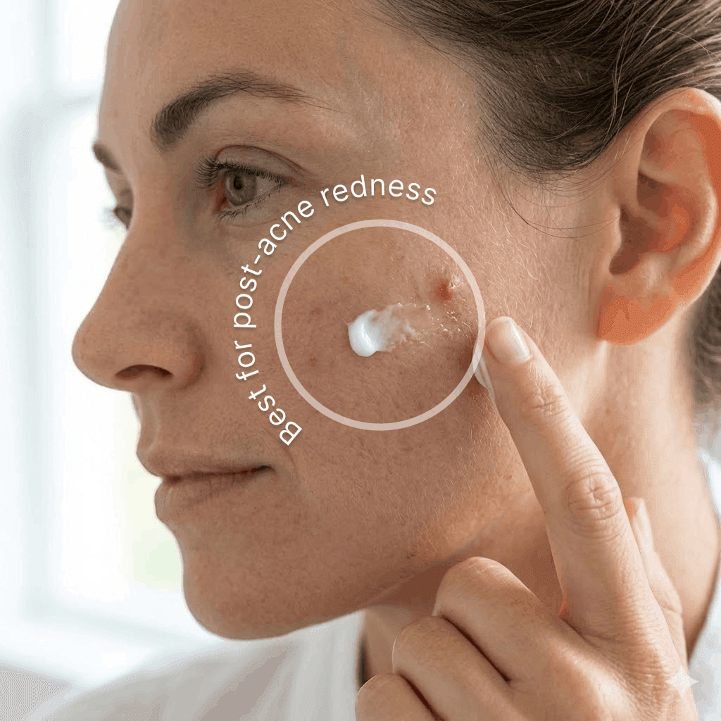 Dispensing The Red Mark Solution into hand